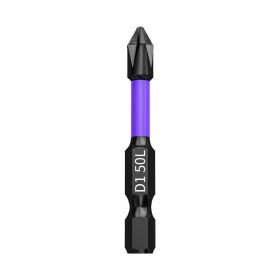 D1 Anti-skid Impact Resistance Bit Cross Screwdriver Bits Magnetic Electric Drill Strong Magnetic Driver Bits High Hardness Bit Anti-skid Tooth