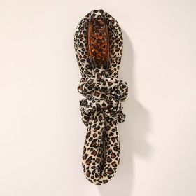 Velvet No Heat Lazy Hair Curler EVA Foam Sponge (Option: Rubber rod leopard print)