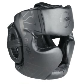 Free Combat Protective Gear Motorcycle Helmet Gogglesoutdoor Riding Removable Mask Boxing Helmet Cover (Option: Upgrading A Pure Black-M)